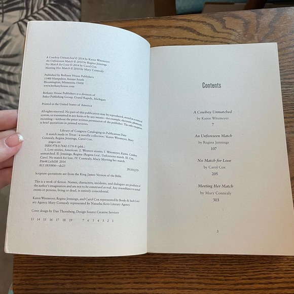 Cowboy Romance Book Historical Romance A Match Made In Texas 4 Novellas - Picture 2 of 7